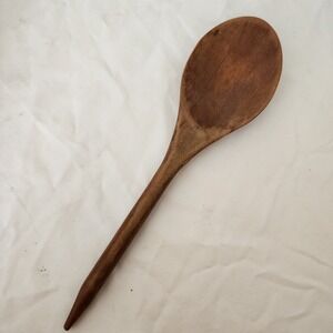 Nasco Wood Serving Spoon 9"